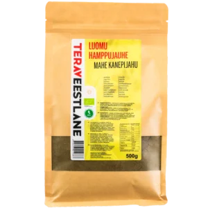 Hamppujauhe 500g luomu Terav Eestlane.