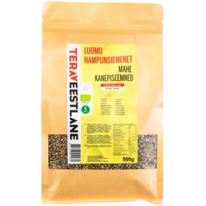 Hampunsiemenet 500g luomu Terav Eestlane