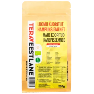 Kuoritut hampunsiemenet 250g luomu Terav Eestlane