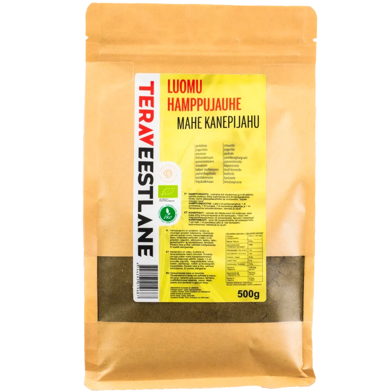Hamppujauhe 500g luomu Terav Eestlane.