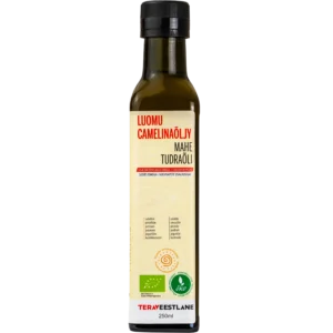 Camelinaöiljy kylmäpuristettu 250ml luomu Terav Eestlane