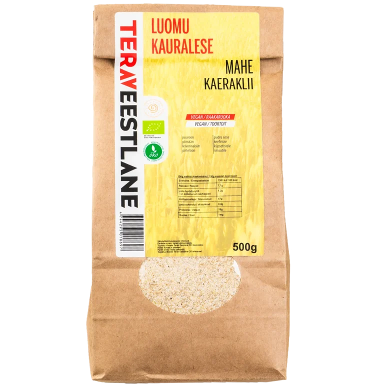 Kauralese 500g luomu Terav Eestlane
