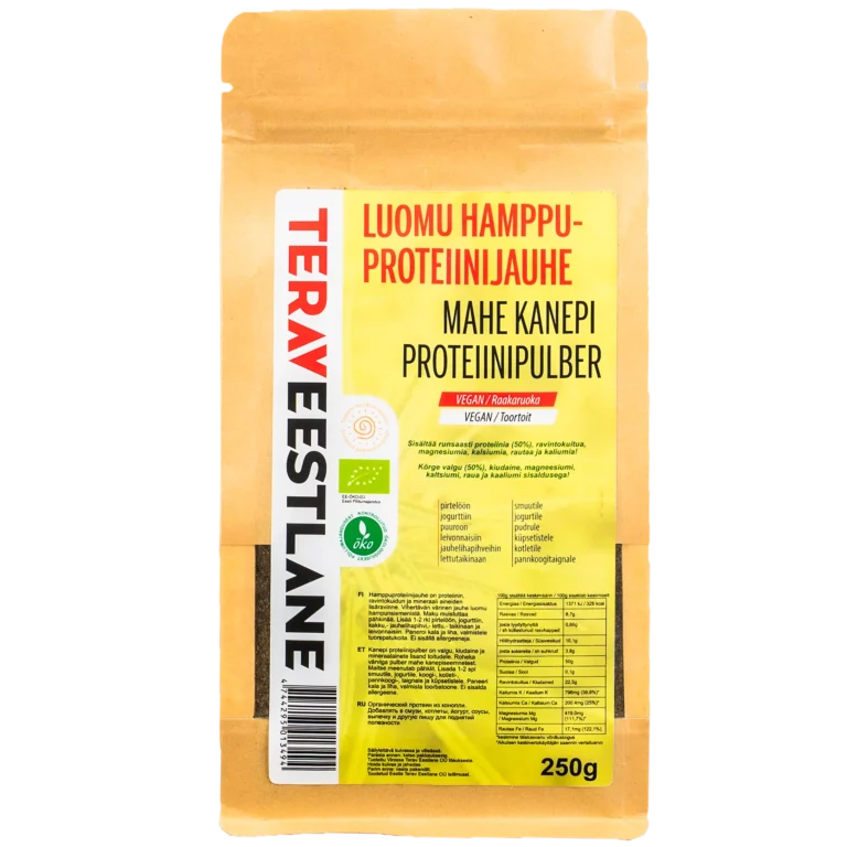 Hamppuproteiinijauhe  250g Terav Eestlane luomu